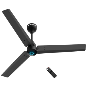 atomberg Renesa Smart 5 Star 1200mm 3 Blade BLDC Motor Smart Ceiling Fan with Remote (Boost Mode, Black)