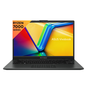 ASUS Vivobook Go AMD Ryzen 5 Thin and Light Laptop (16GB, 512GB SSD, Windows 11 Home, 14 inch FHD LED Display, MS Office 2021, Mixed Black, 1.38 KG)