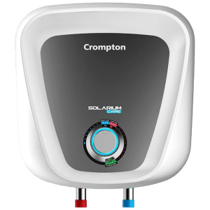 Crompton Solarium Care 6 Litre 5 Star Vertical Storage Geyser with Hygiene Mode (White)