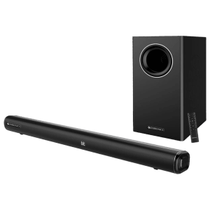 ZEBRONICS ZEB-Juke Bar 6000DWS Pro 200W Bluetooth Soundbar with Remote (2.1 Channel, Black)