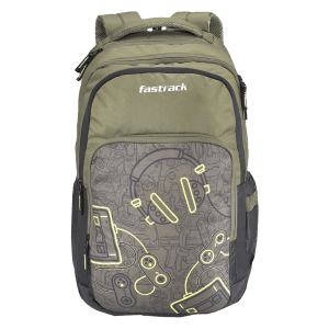 fastrack Alpha Ergolight Campus 35 Litres Polyester Backpack (Back Padding, A0786NOL01, Olive)