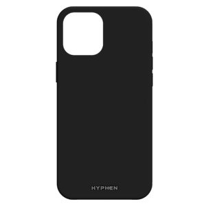 HYPHEN HPC-SXII540138 Silicone Back Cover for Apple iPhone 12 Mini (Water Resistant, Black)