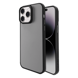 GRIPP Bolt Hard TPU Back Cover for Apple iPhone 15 Pro (Matte & Frosted Surface, Black)