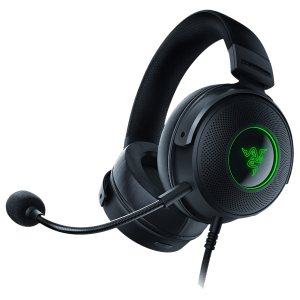 RAZER Kraken V3 HyperSense RZ04-03770100-R3M1 USB Gaming Headset Noise Cancellation (7.1 Surround Sound, Over Ear, Black)