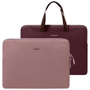 tomtoc A21 Laptop Sleeve for 14 Inch Laptop (Robust Protection, Raspberry)