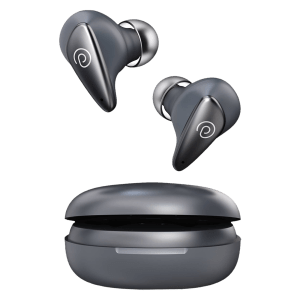 pTron Bassbuds Verse TWS Earbuds with Environmental Noise Cancellation (IPX4 Water & Sweat Resistant, Bass Boost Technology, Grey)