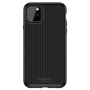 stuffcool Pine Hard Polycarbonate Back Cover for Apple iPhone 11 (Camera Protection, Black)