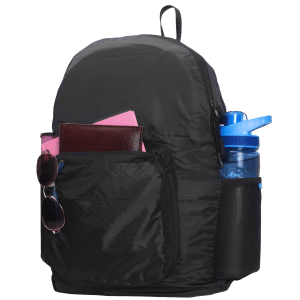 Traveldoo Lightweight Folding Backpack (CBX01001, Black)