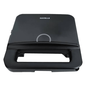 HAVELLS Perfect Fill Plus 800 Watts 2 Slice Sandwich Maker (Non-Stick Grill Plates, Black)