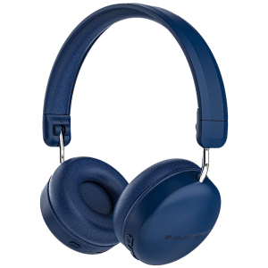 Blaupunkt BH51 Bluetooth Headphone with Mic (HD Sound, On Ear, Blue)