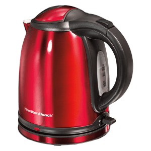 Hamilton Beach 14 Watt 1 Litre Electric Kettle with Auto Shut Off Function (Red)