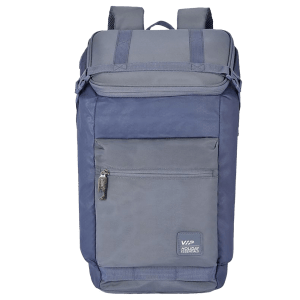 VIP Jump 01 21 Litres Polyurethane Backpack (Rain Cover, BPJUM1SGY, Steel Grey)