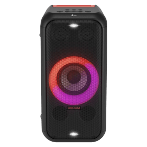 LG XBOOM XL5S 200W Bluetooth Party Speaker (Multi Color Ring Lighting & Double Strobe Lighting, 2.1 Channel, Black)