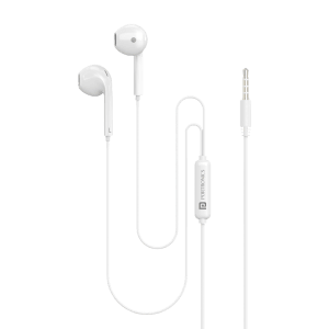 PORTRONICS Conch Beta Wired Earphone with Mic (In Ear, White)