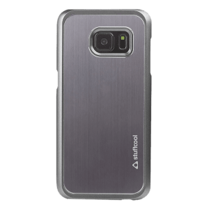 stuffcool Deco Hard Aluminum Back Cover for Samsung Galaxy S7 (Diamond Cuts, Titanium)