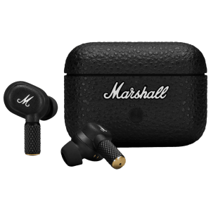 Marshall MOTIF II TWS Earbuds with Active Noise Cancellation (IPX5 Water Resistant, Wireless Charging, Black)