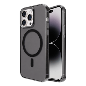 GRIPP Neo Xtreme Hard TPU & Polycarbonate Back Cover for Apple iPhone 15 Pro Max (MagSafe Compatible, Smoke)