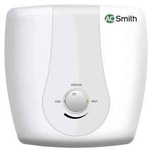 AO Smith HSE-SGS 25 Litre 4 Star Vertical Storage Geyser with Blue Diamond Technology (White)