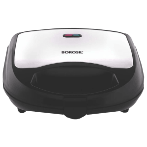 BOROSIL Neo 700W 2 Slice Sandwich Maker with Automatic Temperature Control (Silver)