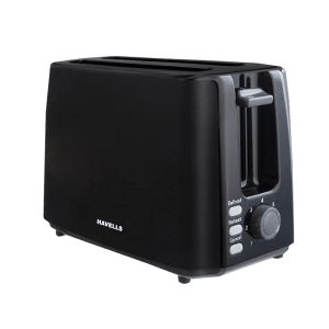 HAVELLS Crisp Plus 700W 2 Slice Pop-Up Toaster with 7 Heat Setting (Black)