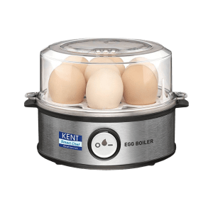 KENT Instant 7 Egg Electric Egg Boiler with Auto Shut Off (Silver)