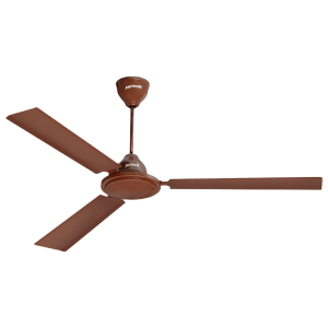 zunpulse Thunder 1200mm 3 Blade High Speed Ceiling Fan (Low Power Consumption, Brown)