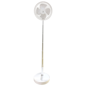 IGear Superfan 150mm 4 Blade Rechargeable Personal Fan with 5000 mAh Battery (Adjustable Height, White)