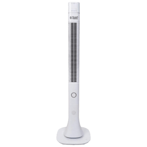 Russell Hobbs RTF-4800 Bladeless 13800 m3/hr Air Delivery Tower Fan with Remote (Superior Quality, White)