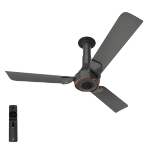 nex Glyde A70 5 Star 1200mm 3 Blade BLDC Motor Ceiling Fan with Remote (Dust Resistant, Granite Grey)