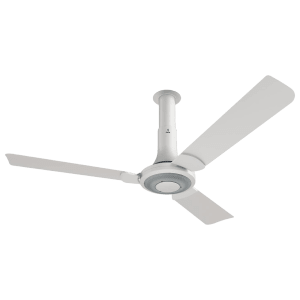 nex Glyde 1200mm 3 Blade Copper Motor Ceiling Fan (High Air Thrust, Snow White)