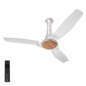 nex Dryft A90 5 Star 1200mm 3 Blade BLDC Motor Ceiling Fan with Remote (Dust Resistant, Classic White)