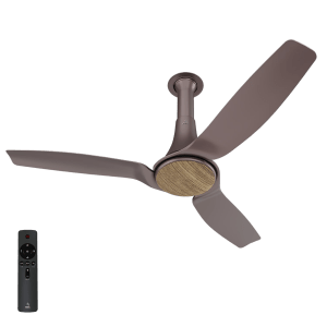 nex Dryft A90 5 Star 1200mm 3 Blade BLDC Motor Ceiling Fan with Remote (Dust Resistant, Chestnut Brown)