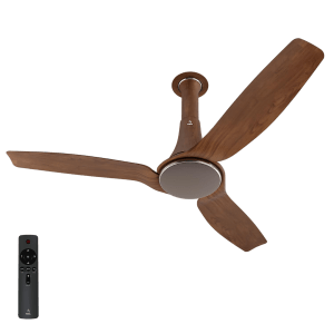 nex Dryft A90 5 Star 1200mm 3 Blade BLDC Motor Ceiling Fan with Remote (Dust Resistant, Walnut)