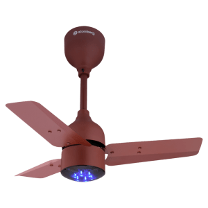 atomberg Renesa 5 Star 600mm 3 Blade BLDC Motor Ceiling Fan with Remote (LED Speed Indicator, Matt Brown)