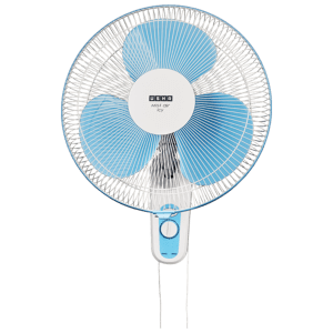 USHA Mist Air Flo 400mm 3 Blade Inverter Technology Wall Mounted Fan (Easy Tilt, Light Blue)