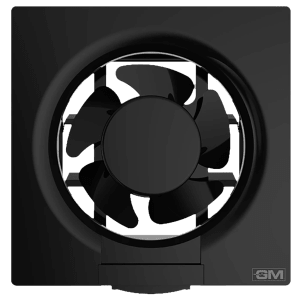 GM Eco Air 150mm Exhaust Fan (Low Noise Operation, Black)