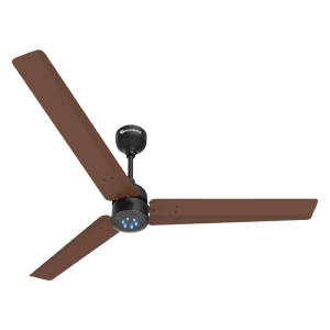 atomberg Renesa 5 Star 1200mm 3 Blade BLDC Motor Ceiling Fan with Remote (LED Speed Indicator, Brown & Black)