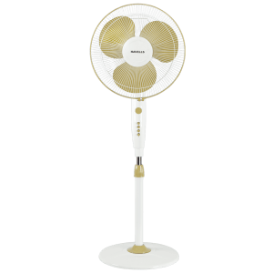 HAVELLS Trendy 400mm 3 Blade High Speed Pedestal Fan (Exotic Rich, Golden White)