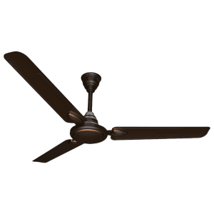 Crompton Surebreeze Hillbriz Deco 1 Star 1200mm 3 Blade High Velocity Ceiling Fan (Inverter Technology, Smoked Brown)