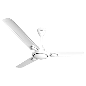 Crompton Surebreeze Hillbriz Deco 1 Star 1200mm 3 Blade High Velocity Ceiling Fan (Inverter Technology, White Bronze)