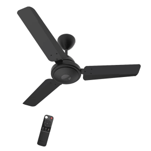 atomberg Efficio 5 Star 900mm 3 Blade BLDC Motor Ceiling Fan with Remote (LED Indicator, Matt Black)