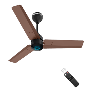 atomberg Renesa 5 Star 900mm 3 Blade BLDC Motor Ceiling Fan with Remote (LED Indicator, Brown & Black)