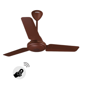 atomberg Efficio 5 Star 900mm 3 Blade BLDC Motor Ceiling Fan with Remote (LED Indicator, Matt Brown)