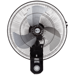 Orient Tornado II 450mm 3 Blade High Speed Wall Mounted Fan (Inverter Technology, Black)