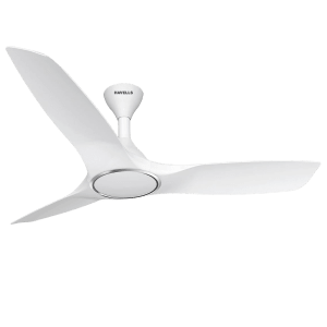 HAVELLS Stealth Air 5 Star 1200mm 3 Blade BLDC Motor Ceiling Fan with Remote (Inverter Technology, Pearl White)