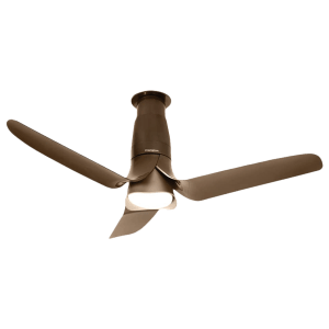 Crompton Silent Pro Blossom 5 Star 1200mm 3 Blade BLDC Motor Smart Ceiling Fan with Remote (Alexa & Google Assistant, Brown)