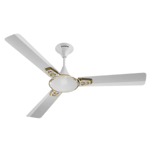 Crompton Premion Aura2 Designer 1 Star 1200mm 3 Blade High Velocity Ceiling Fan (Anti Dust, Pearl White)