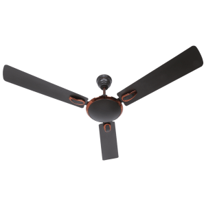 Croma Semi Deco 1200mm 3 Blade Copper Motor Ceiling Fan (Rust Proof, Dark Coffee)