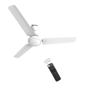 atomberg Efficio 5 Star 1200mm 3 Blade BLDC Motor Ceiling Fan with Remote (LED Indicator, White)