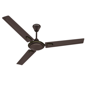 Crompton Surebreeze Super Briz Deco 1 Star 1200mm 3 Blade Copper Motor Ceiling Fan (Rust Proof, Smoked Brown)